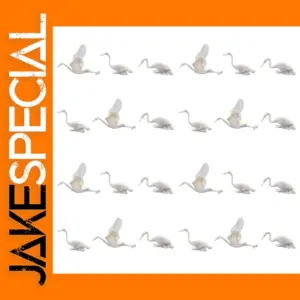 24pcs OO Scale Red-crowned Crane Models