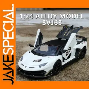 1:24 Lamborghini Aventador SVJ Diecast Model Car