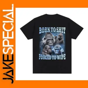 Funny Gorilla Graphic T-Shirt for Unisex
