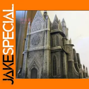 Medieval Cathedral Paper Model DIY Kit