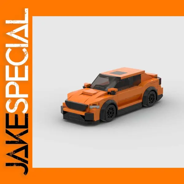 Supercar City Building Blocks Racing Set
