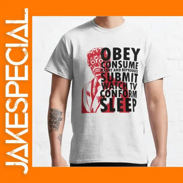 Vintage Alien Graphic T-Shirt for Men