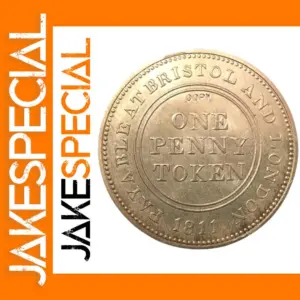 1811 UK Replica 1 Penny Token Coin