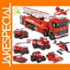 327pcs Fire Truck Rescue Building Blocks Set