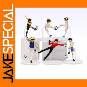 6pcs Captain Tsubasa Anime Action Figures Set