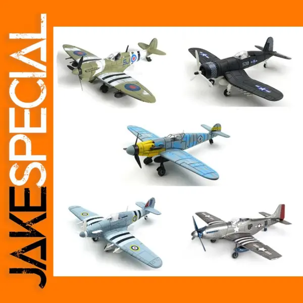 1/48 Scale BF-109 Spitfire F4U Puzzle Model