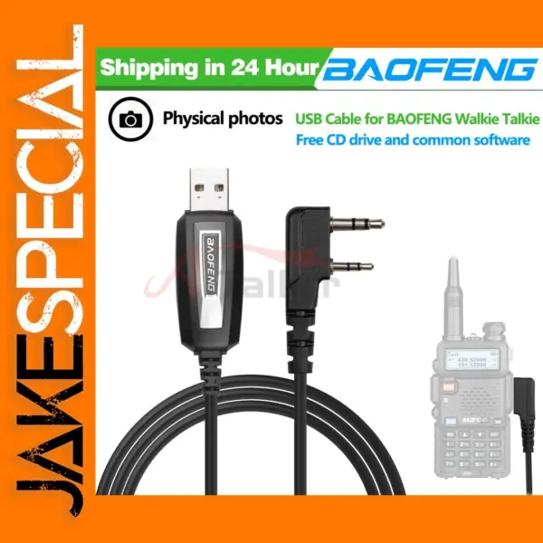 USB Programming Cable for BAOFENG Walkie Talkies