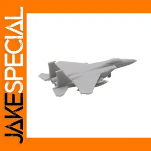 5PCS F-15E Strike Eagle Resin Model Aircraft