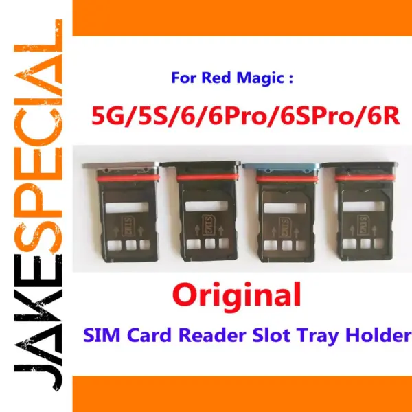 Original SIM Card Reader Tray for ZTE Nubia Red Magic Series
