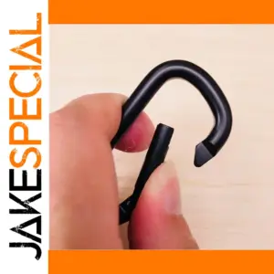 20 Pack Black/Silver Aluminum Carabiners