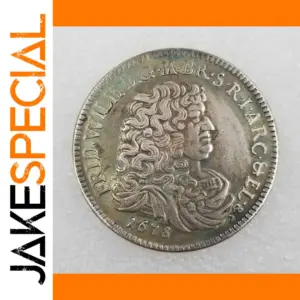 1678 Silver Euro Coin Replica Decoration