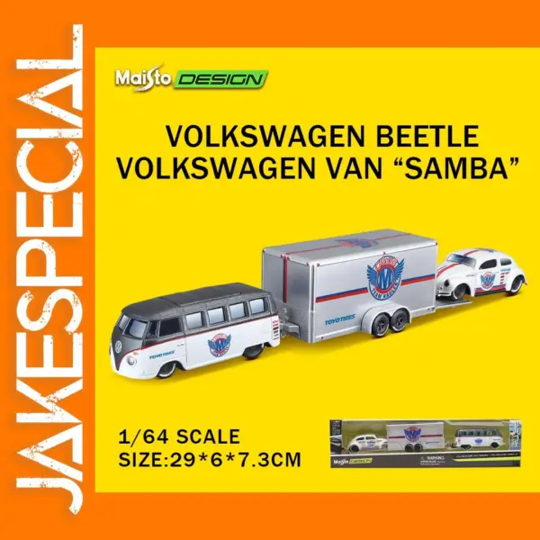 Maisto 1:64 Volkswagen Van Samba Model Set