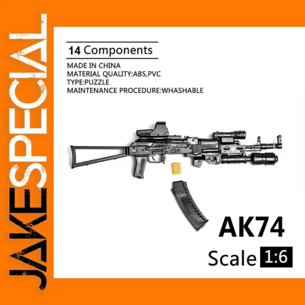 1:6 Scale AK74 Assault Rifle Toy Model