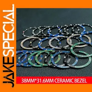 38mm Ceramic Bezel Insert for Dwayne Campbell Watch