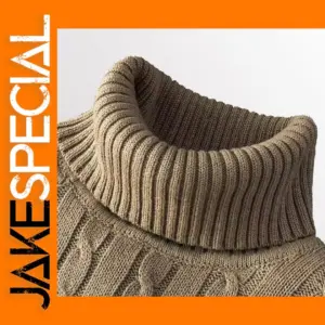 Men's Cozy Knitted Turtleneck Sweater