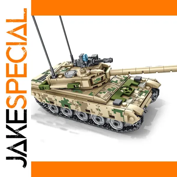 Military VT-4 Tank Building Block Set 432PCS