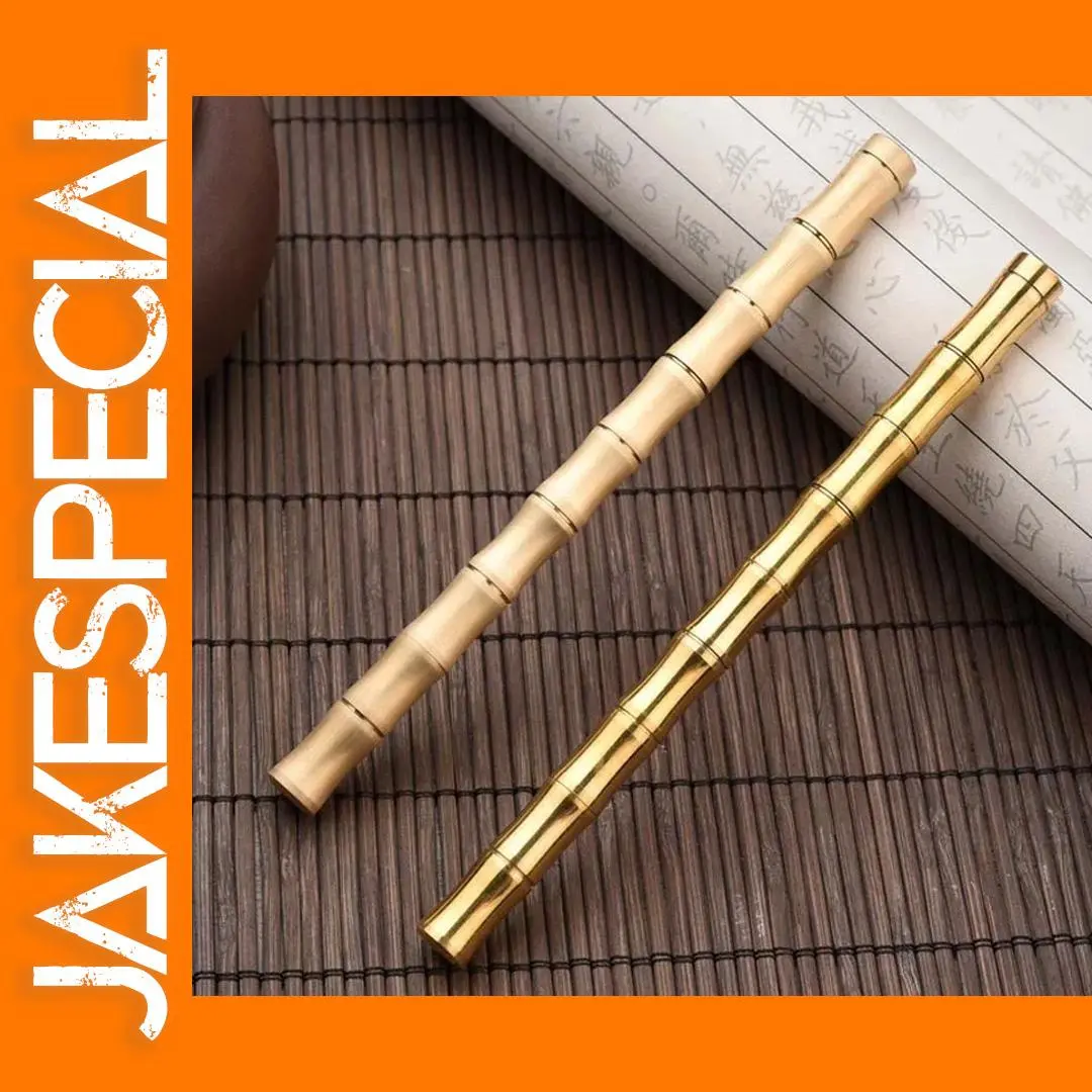 Luxury Bamboo Rollerball Pen with Golden Accents 1 Luxury Bamboo Rollerball Pen with Golden Accents