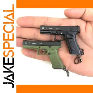 Mini Metal G17 Pistol Model Keychain Toy Gift
