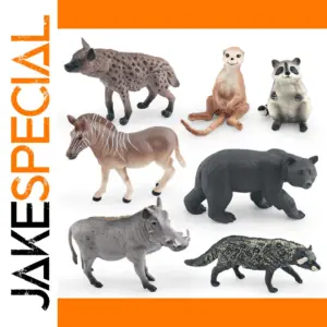 Mini Wild Animals PVC Figures Set for Kids