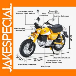 1/12 Alloy Honda Monkey Motorcycle Model Toy