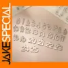 0-25 Stainless Steel Number Charms Set of 5