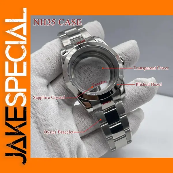 NH35 Automatic Movement 40mm Watch Case Set