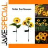 Solar Sunflower LED Garden Light Decoration