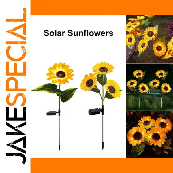Solar Sunflower LED Garden Light Decoration