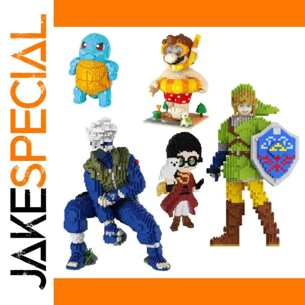 Cartoon Anime Building Blocks Model Toys 2000+ pcs