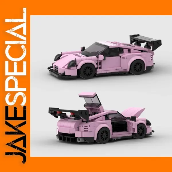 F1 Racing Car Model Building Blocks Set