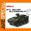 GTK Boxer Military Vehicle MOC Brick Set