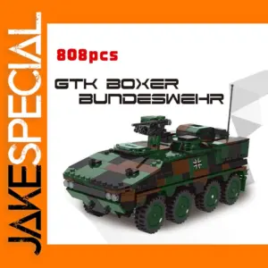 GTK Boxer Military Vehicle MOC Brick Set