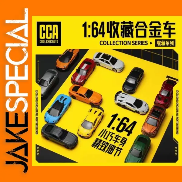 CCA 1/64 Amarok Pickup and Huracan Diecast Model Cars