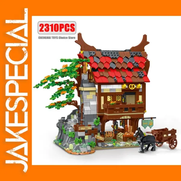 Medieval Bakery Building Blocks Set