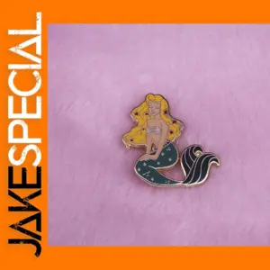 Elegant Sitting Mermaid Brooch for Women