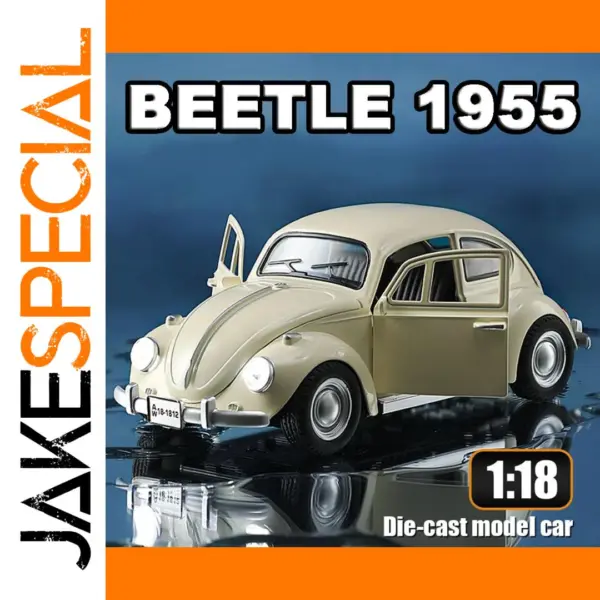 1:18 Scale 1955 Beetle Alloy Toy Car
