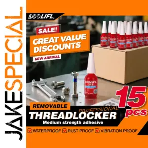 LOOLIFL 243 Threadlocker Fast Drying Adhesive 10ml
