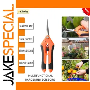 Ergonomic Stainless Steel Gardening Scissors