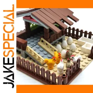Chicken Coop Ranch Building Blocks Kit