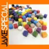100 Pcs Clear 8mm Acrylic Square Dice Set