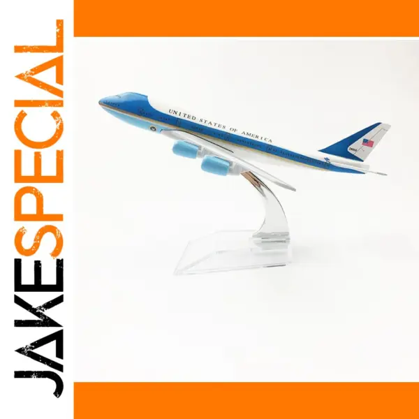 Air Force One Boeing 747 Diecast Model 1:400