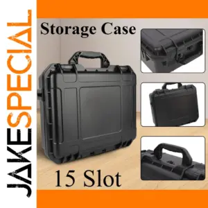 Luxury 15-Slot Waterproof Watch Display Case