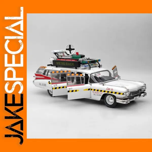 Ghostbusters II ECTO 1A 1:18 Diecast Model Car Collectible