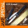 G10 Multi-Function Folding Knife with Blades