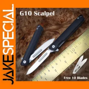 G10 Multi-Function Folding Knife with Blades