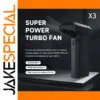 Portable Mini Turbo Jet Fan 130000 RPM