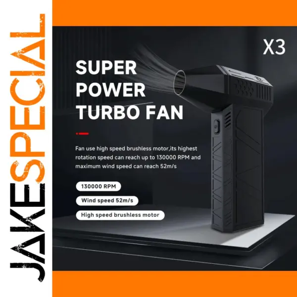 Portable Mini Turbo Jet Fan 130000 RPM