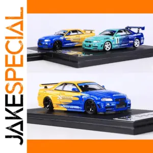1:64 Diecast Alloy Skyline GTR R34 Model Car