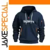 Men's Thick Casual Multi-Pocket Hoodie