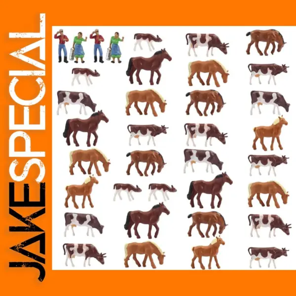 Evemodel AN8706 36pcs HO Scale Farm Animals